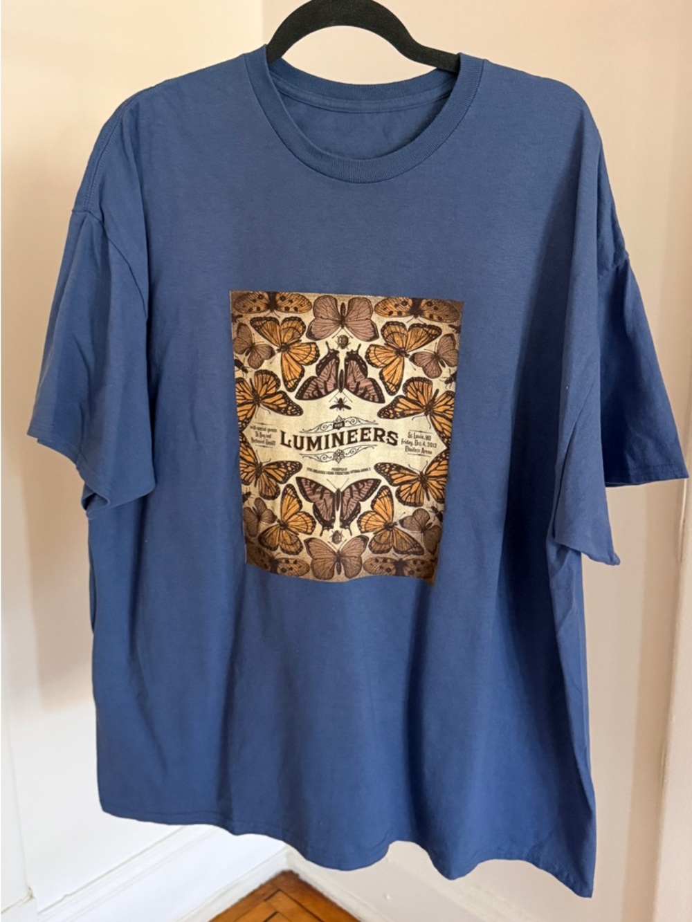 The Lumineers Butterfly Graphic Tee - Blue
